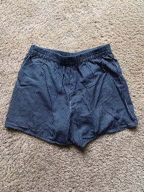 J. Crew Merc, Elastic Pull-On Pin-Striped Women’s Shorts, Pockets 4.5” Inseam